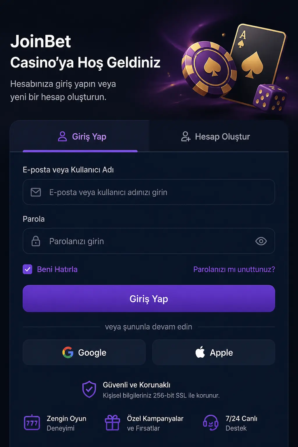 JoinBet Casino screen 3