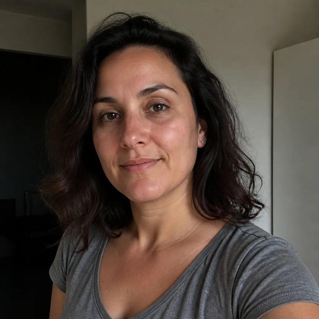 AI-generated fictional portrait